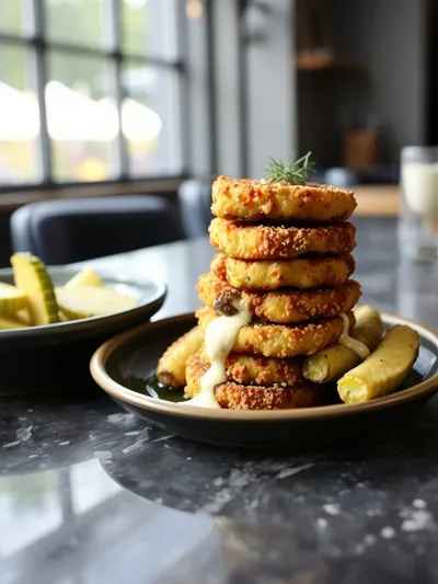 Air Fryer Fried Pickles – Easy Appetizer - ready to serve