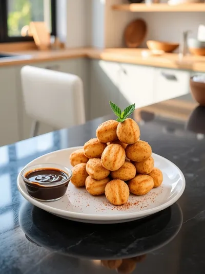 Easy Baked Churro Bites Recipe - ready to serve