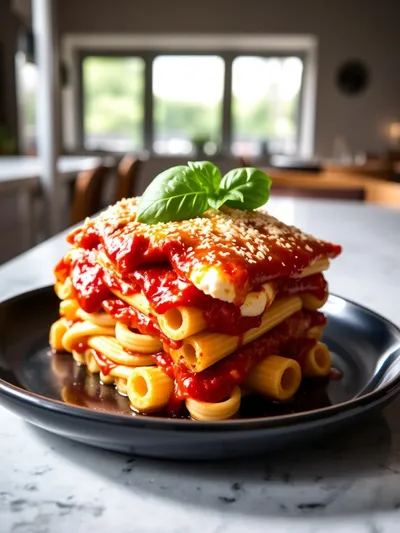 Best Ever Baked Ziti - cooking process