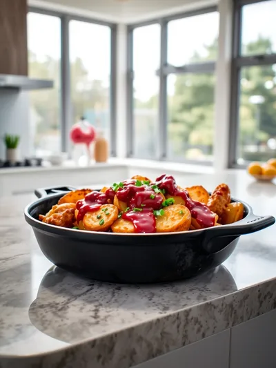 BBQ Chicken Potato Skillet