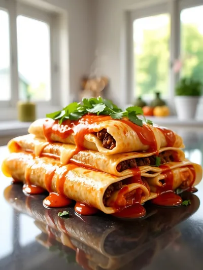 5-Ingredient Beef Enchiladas