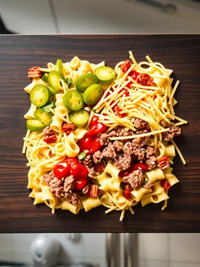 Big Mac Pasta Salad Recipe - ingredients preparation
