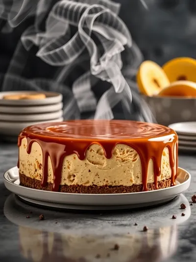 Biscoff Salted Caramel Cheesecake