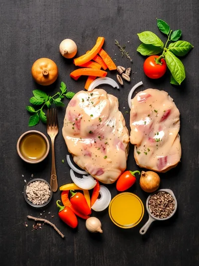 Griddle Blackstone Chicken Recipe: Easy & Delicious - ingredients preparation