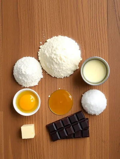 Boston Cream Poke Cake - ingredients preparation