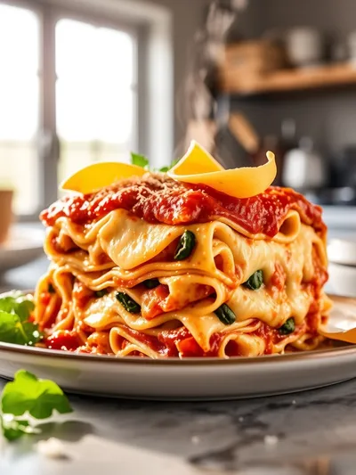 Bowtie Pasta Lasagna – Easy One‑Dish Dinner