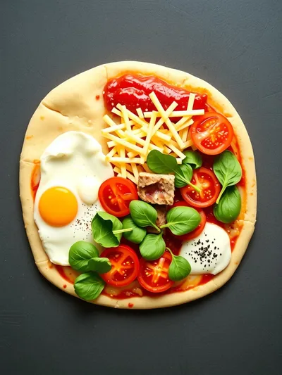 Best Breakfast Pizza Recipe - ingredients preparation