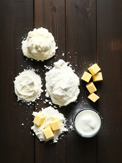 Buttermilk Biscuits – Easy Fluffy Breakfast - ingredients preparation