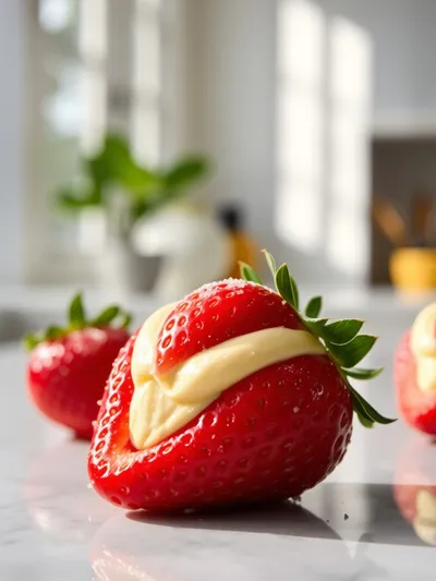 Cheesecake Stuffed Strawberries – Easy Party Treat