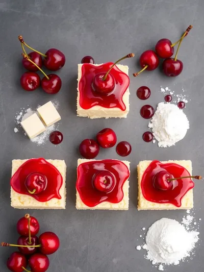 Cherry Poke Cake Recipe – Dreamy Delight - ingredients preparation