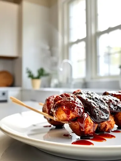 Chicken Skewers with Korean BBQ Sauce