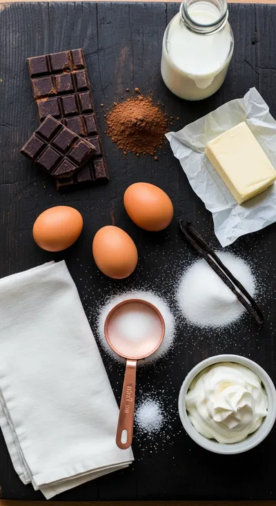 Chocolate Mousse Brownies – Creamy Decadent Dessert - cooking process