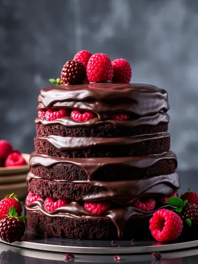 Chocolate Raspberry Cake Recipe