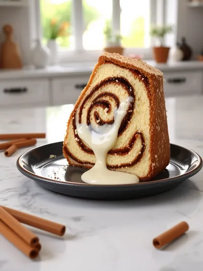 Cinnamon Roll Cake: Soft, Sweet Breakfast Treat - cooking process