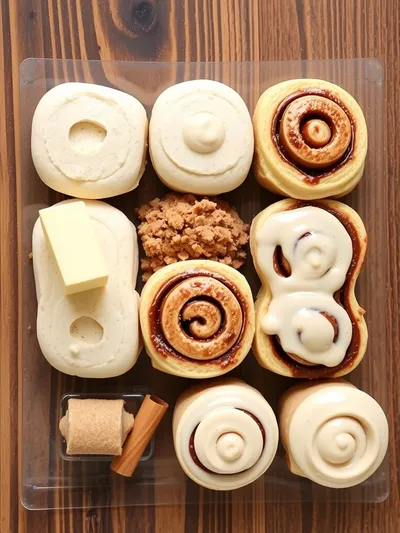 Best Homemade Cinnamon Rolls - ingredients preparation