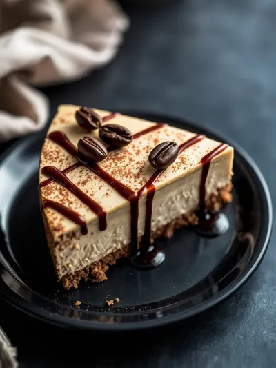 Coffee Cheesecake Recipe - ready to serve