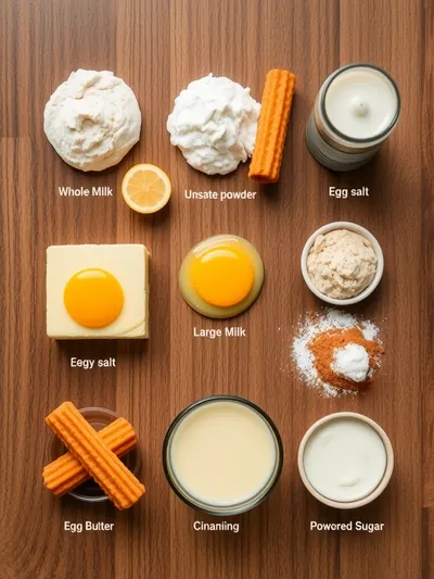 Crispy Air Fryer Churro Bites – Quick & Easy Treat - ingredients preparation
