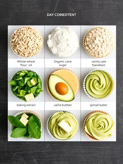 Earth Day Cupcakes Recipe - ingredients preparation