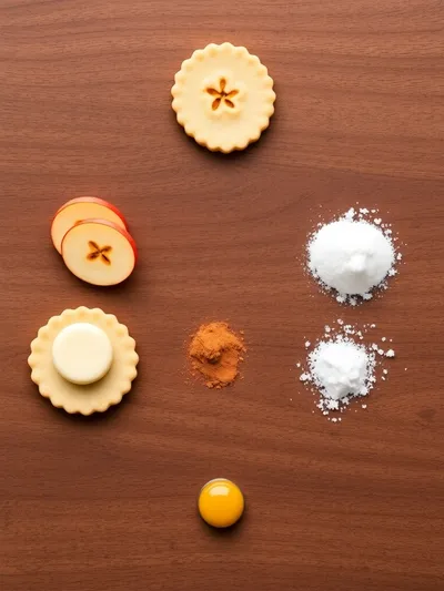 Fried Apple Pies - ingredients preparation