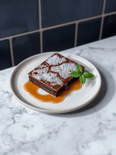 Frosted Brownies – Fudgy Lunch Lady Recipe - cooking process