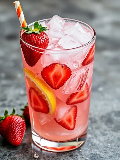 Easy Frozen Strawberry Lemonade