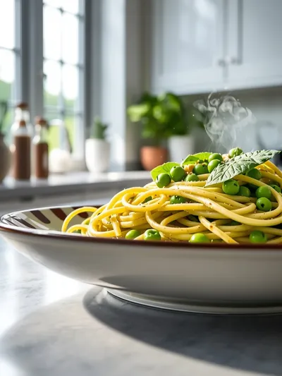 Green Pea Pasta – Quick & Easy Healthy Meal