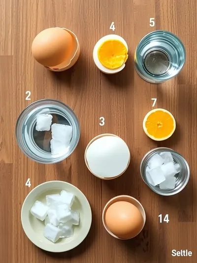 Perfect Hard Boiled Eggs Recipe - ingredients preparation