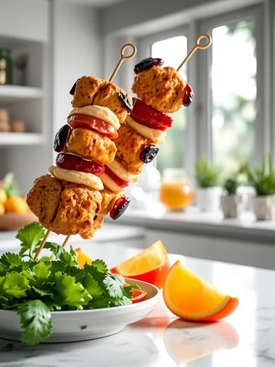 Hawaiian Chicken Kabobs: A Tropical Quick Dinner