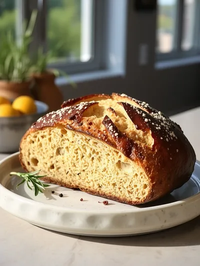 Easiest Homemade Bread Recipe - cooking process