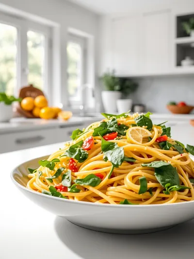 Lemon Arugula Pasta Salad - Fresh & Easy