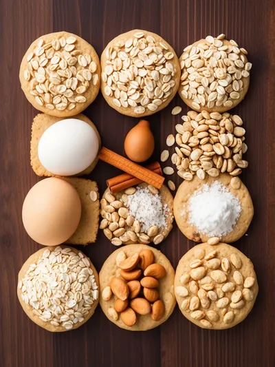Low Sugar Applesauce Oatmeal Cookies – Healthy Snack - ingredients preparation
