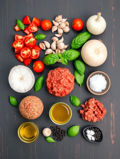 Best Meatball Sauce Recipe – Only 8 Simple Ingredients - ingredients preparation