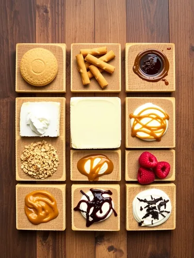 No-Bake Speculoos Cheesecake - ingredients preparation