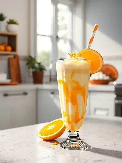 Orange Creamsicle Milkshake – Creamy Citrus Delight
