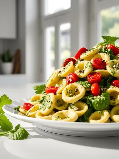 Pesto Tortellini Pasta Salad