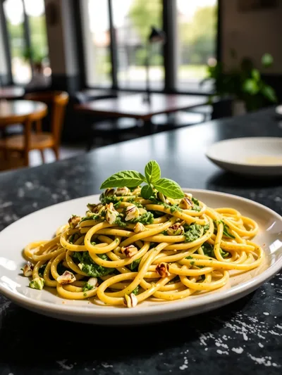 Pistachio Pesto Pasta – Fresh Quick Meal - ready to serve