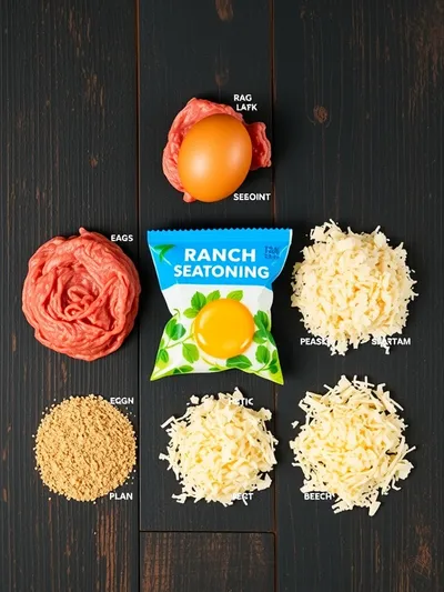 Ranch Meatballs – Easy 5‑Ingredient Recipe - ingredients preparation