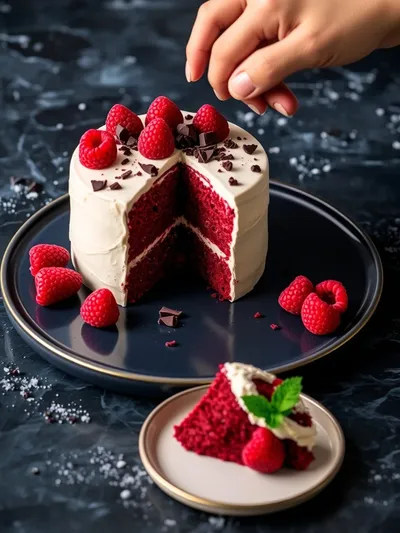 Red Velvet Cake Recipe – Classic Moist Delight - ready to serve
