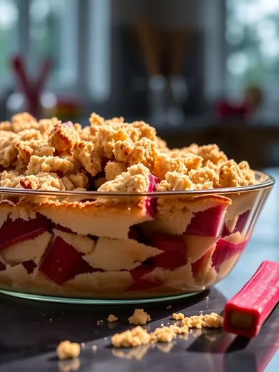 Easy Rhubarb Crisp