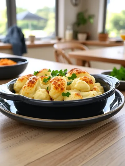 Slow Cooker Cauliflower Casserole - cooking process