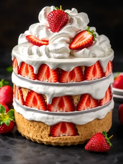 Strawberry Cloud Cake – 3‑Ingredient No‑Bake Recipe