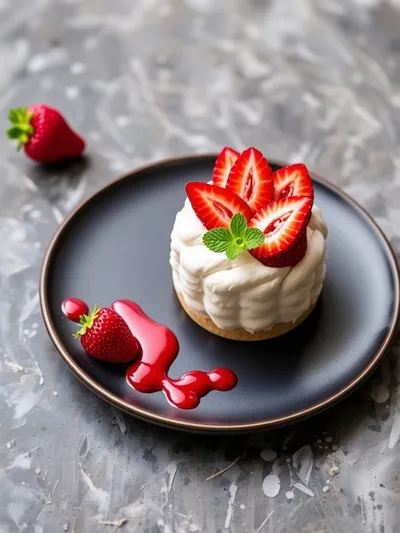 Strawberry Fluff – Easy Creamy Dessert - cooking process