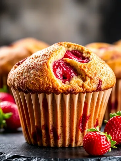 Strawberry Muffins Recipe – Quick & Easy