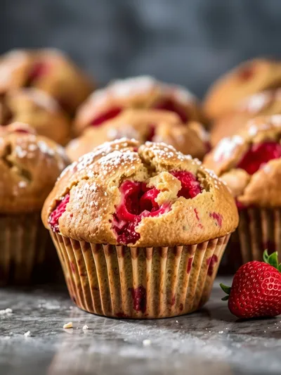 Strawberry Muffins – Quick & Easy Breakfast Treat