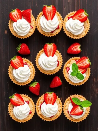Strawberry Shortcake Cups Recipe - ingredients preparation