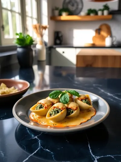 Stuffed Shells with Spinach – Creamy Easy Recipe - ready to serve