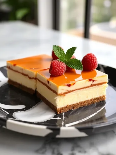 Sugar-Free Cheesecake Bars – Guilt-Free Treat - cooking process
