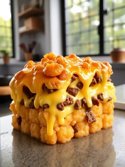 Tater Tot Sausage Breakfast Casserole