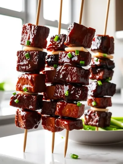 Teriyaki Sesame Beef Skewers