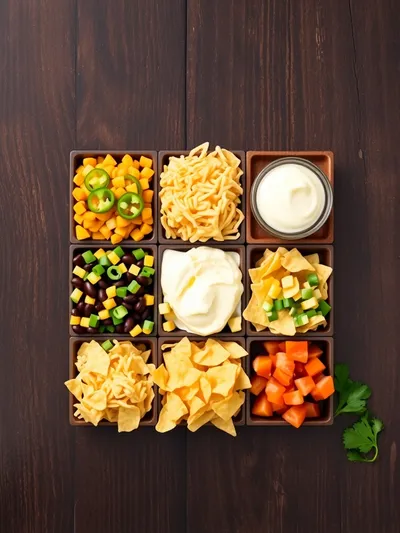 Texas Trash Dip – Gooey Cheesy Party Favorite - ingredients preparation